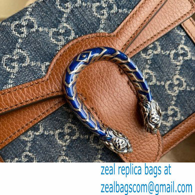 Gucci Dionysus Mini Bag 421970 Washed GG Denim Blue 2021 - Click Image to Close