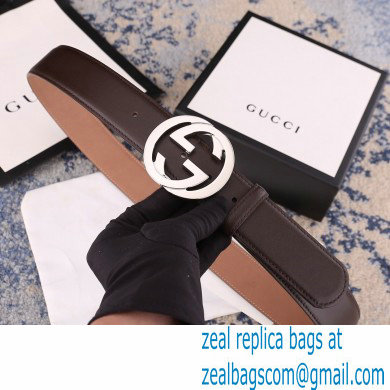 Gucci Width 3.8cm Belt G83 - Click Image to Close