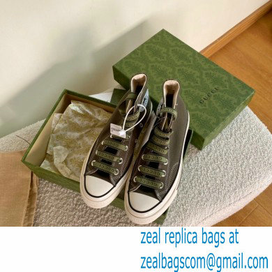 Gucci x Converse Canvas High-top Sneakers 02 2021