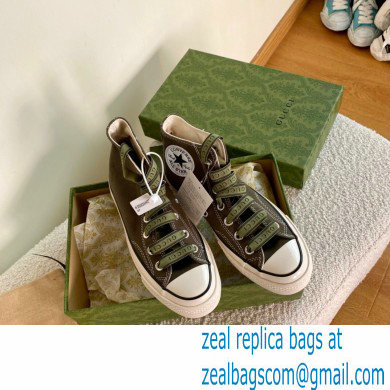 Gucci x Converse Canvas High-top Sneakers 02 2021