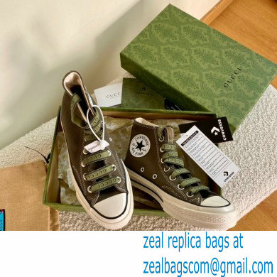 Gucci x Converse Canvas High-top Sneakers 02 2021