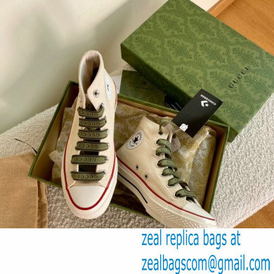 Gucci x Converse Canvas High-top Sneakers 03 2021