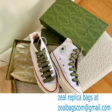 Gucci x Converse Canvas High-top Sneakers 04 2021