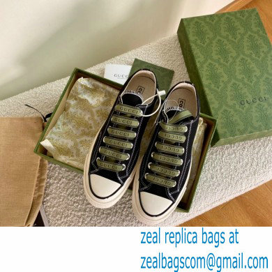 Gucci x Converse Canvas Low-top Sneakers 01 2021