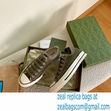 Gucci x Converse Canvas Low-top Sneakers 02 2021
