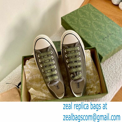 Gucci x Converse Canvas Low-top Sneakers 02 2021