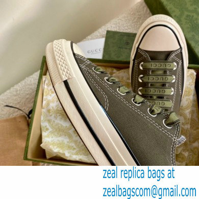 Gucci x Converse Canvas Low-top Sneakers 02 2021