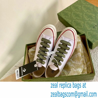 Gucci x Converse Canvas Low-top Sneakers 04 2021