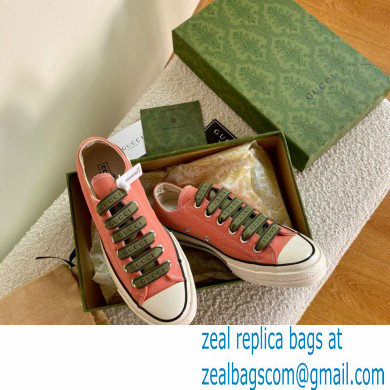 Gucci x Converse Canvas Low-top Sneakers 06 2021 - Click Image to Close