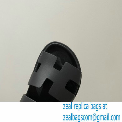 Hermes Takara Sandals Top Quality Black 2021