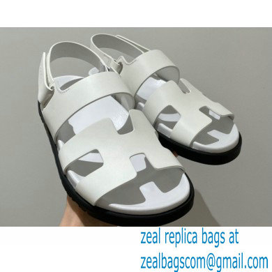 Hermes Takara Sandals Top Quality White 2021