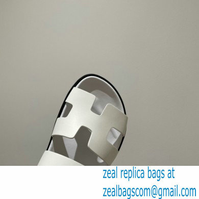 Hermes Takara Sandals Top Quality White 2021