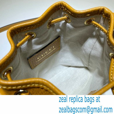 Kai x Gucci Mini Bucket Bag 660304 Teddy Bear 2021 - Click Image to Close