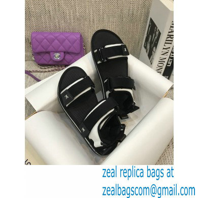 Louis Vuitton Arcade Flat Sandals Black 2021