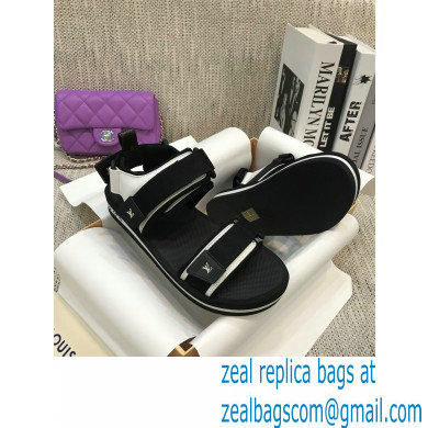 Louis Vuitton Arcade Flat Sandals Black 2021 - Click Image to Close