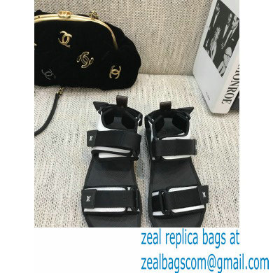 Louis Vuitton Arcade Flat Sandals Black 2021