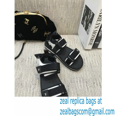 Louis Vuitton Arcade Flat Sandals Black 2021 - Click Image to Close