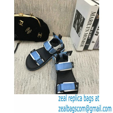 Louis Vuitton Arcade Flat Sandals Blue 2021 - Click Image to Close