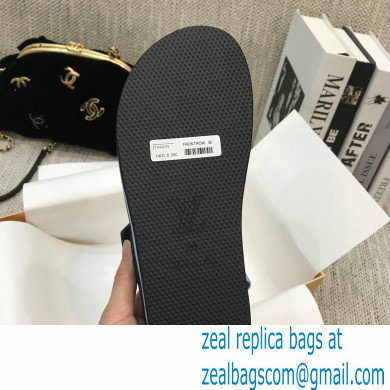 Louis Vuitton Arcade Flat Sandals Blue 2021