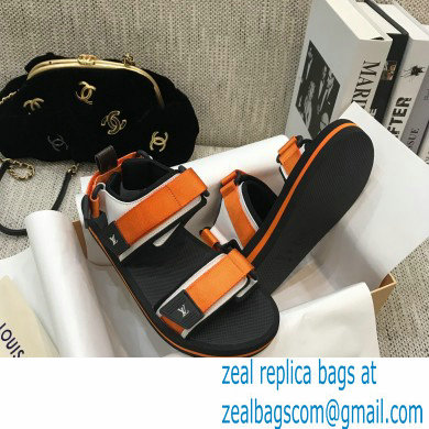 Louis Vuitton Arcade Flat Sandals Orange 2021 - Click Image to Close