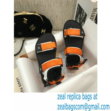 Louis Vuitton Arcade Flat Sandals Orange 2021