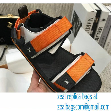 Louis Vuitton Arcade Flat Sandals Orange 2021