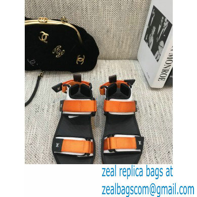 Louis Vuitton Arcade Flat Sandals Orange 2021 - Click Image to Close