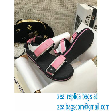 Louis Vuitton Arcade Flat Sandals Pink 2021 - Click Image to Close