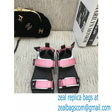 Louis Vuitton Arcade Flat Sandals Pink 2021