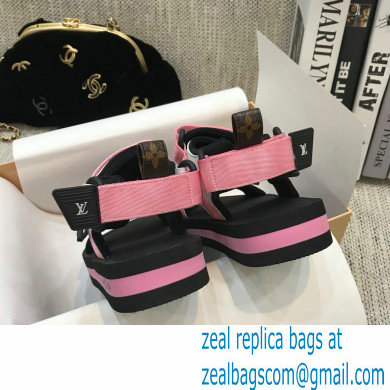 Louis Vuitton Arcade Flat Sandals Pink 2021 - Click Image to Close