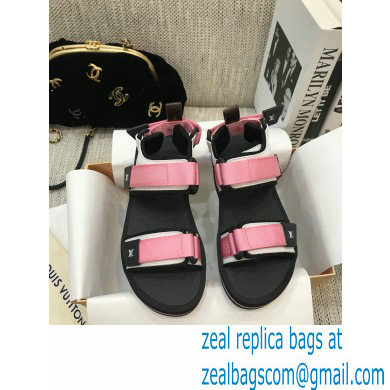 Louis Vuitton Arcade Flat Sandals Pink 2021 - Click Image to Close