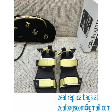 Louis Vuitton Arcade Flat Sandals Yellow 2021