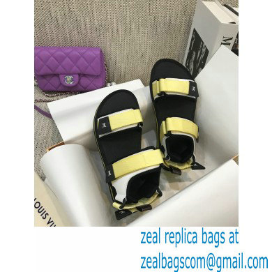 Louis Vuitton Arcade Flat Sandals Yellow 2021 - Click Image to Close