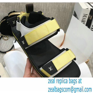 Louis Vuitton Arcade Flat Sandals Yellow 2021