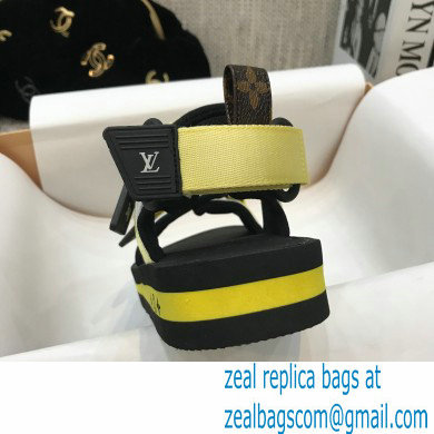 Louis Vuitton Arcade Flat Sandals Yellow 2021