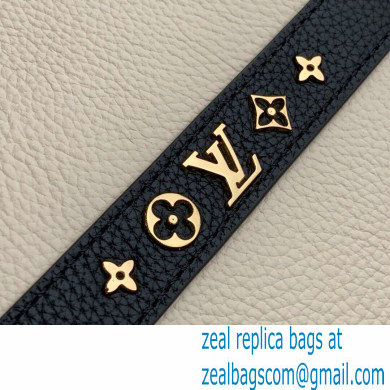 Louis Vuitton Calfskin Leather Cruiser PM Bag M57813 Black/White 2021