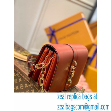 Louis Vuitton Calfskin Leather Rendez-vous Bag M57744 Tomette Red 2021 - Click Image to Close