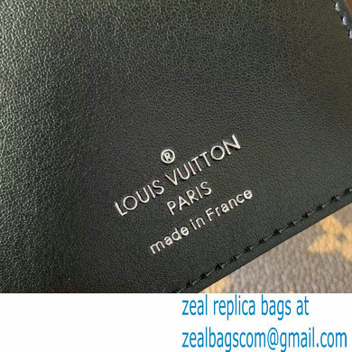 Louis Vuitton Damier Infini 3D Leather Brazza Wallet Blue 2021