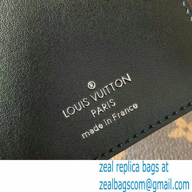 Louis Vuitton Damier Infini 3D Leather Brazza Wallet Blue 2021 - Click Image to Close