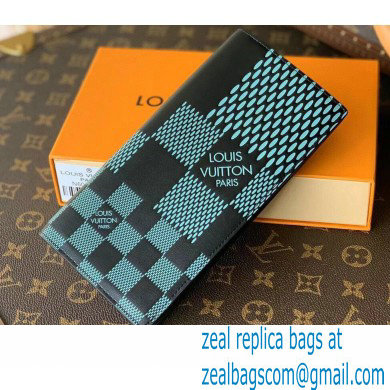 Louis Vuitton Damier Infini 3D Leather Brazza Wallet Green 2021 - Click Image to Close