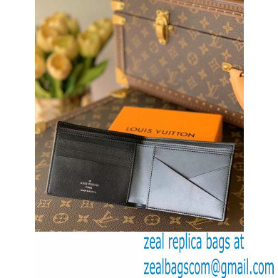 Louis Vuitton Damier Infini 3D Leather Multiple Wallet N60440 Green 2021