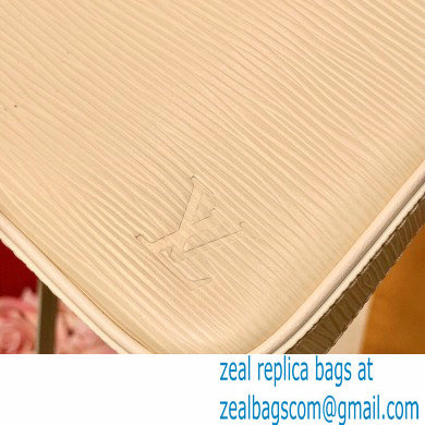 Louis Vuitton Epi Leather Easy Pouch On Strap Bag M80479 Quartz White 2021