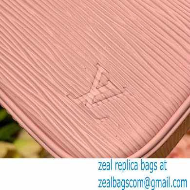 Louis Vuitton Epi Leather Easy Pouch On Strap Bag M80483 Rose Ballerine Pink 2021 - Click Image to Close