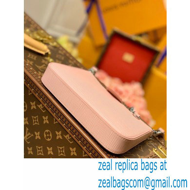 Louis Vuitton Epi Leather Easy Pouch On Strap Bag M80483 Rose Ballerine Pink 2021 - Click Image to Close