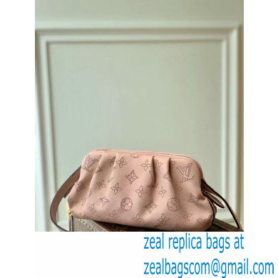 Louis Vuitton Mahina Perforated Leather Scala Mini Pouch Bag M80092 Magnolia Pink 2021