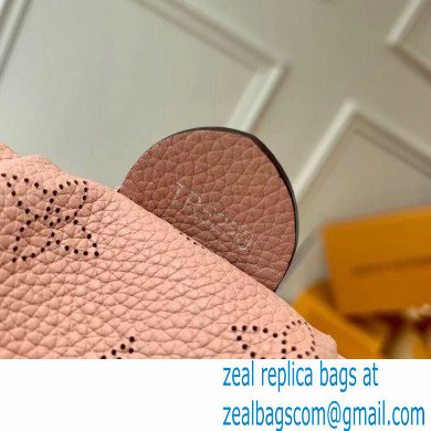 Louis Vuitton Mahina Perforated Leather Scala Mini Pouch Bag M80092 Magnolia Pink 2021