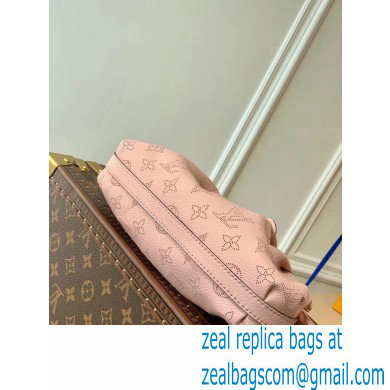 Louis Vuitton Mahina Perforated Leather Scala Mini Pouch Bag M80092 Magnolia Pink 2021