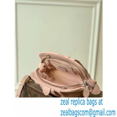 Louis Vuitton Mahina Perforated Leather Scala Mini Pouch Bag M80092 Magnolia Pink 2021