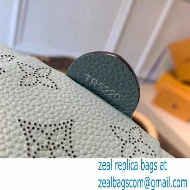Louis Vuitton Mahina Perforated Leather Scala Mini Pouch Bag M80094 Vert Lagon Green 2021
