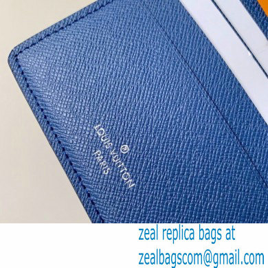 Louis Vuitton Monogram Antarctica Canvas Multiple Wallet M30299 blue 2019 - Click Image to Close